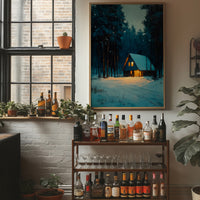 The A-Frame at Dusk