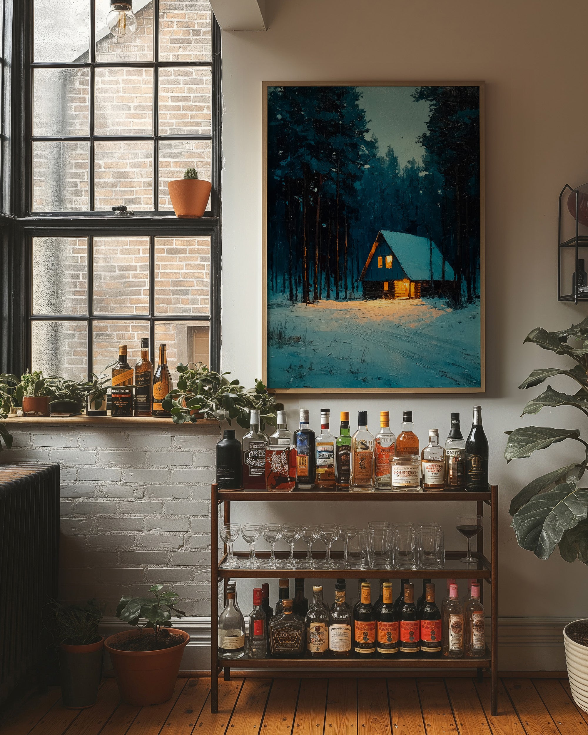 The A-Frame at Dusk