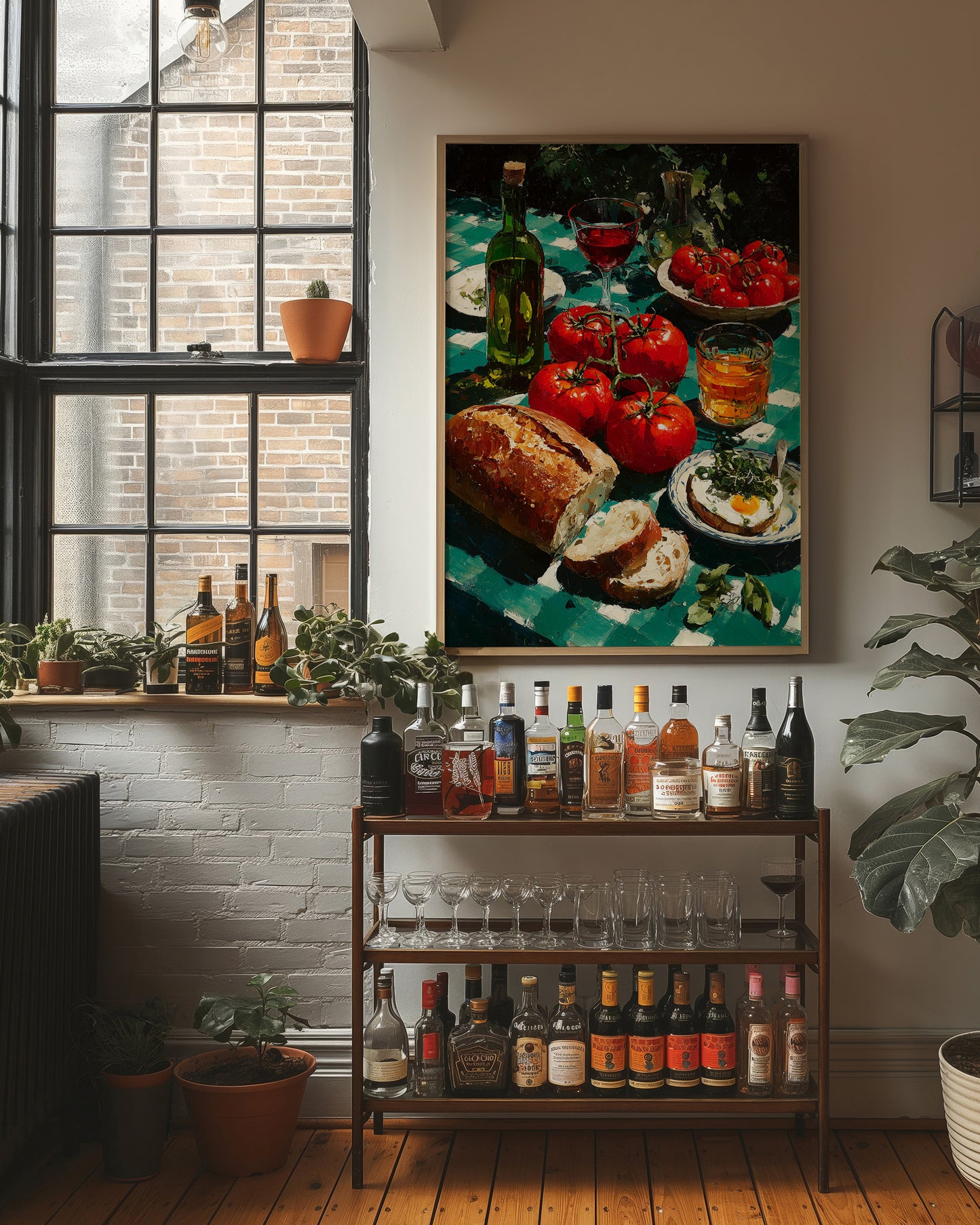 Sunday Table, Sunlit
