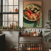 Sushi in Golden Light