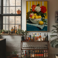 Roses Beside the Lemon Bowl