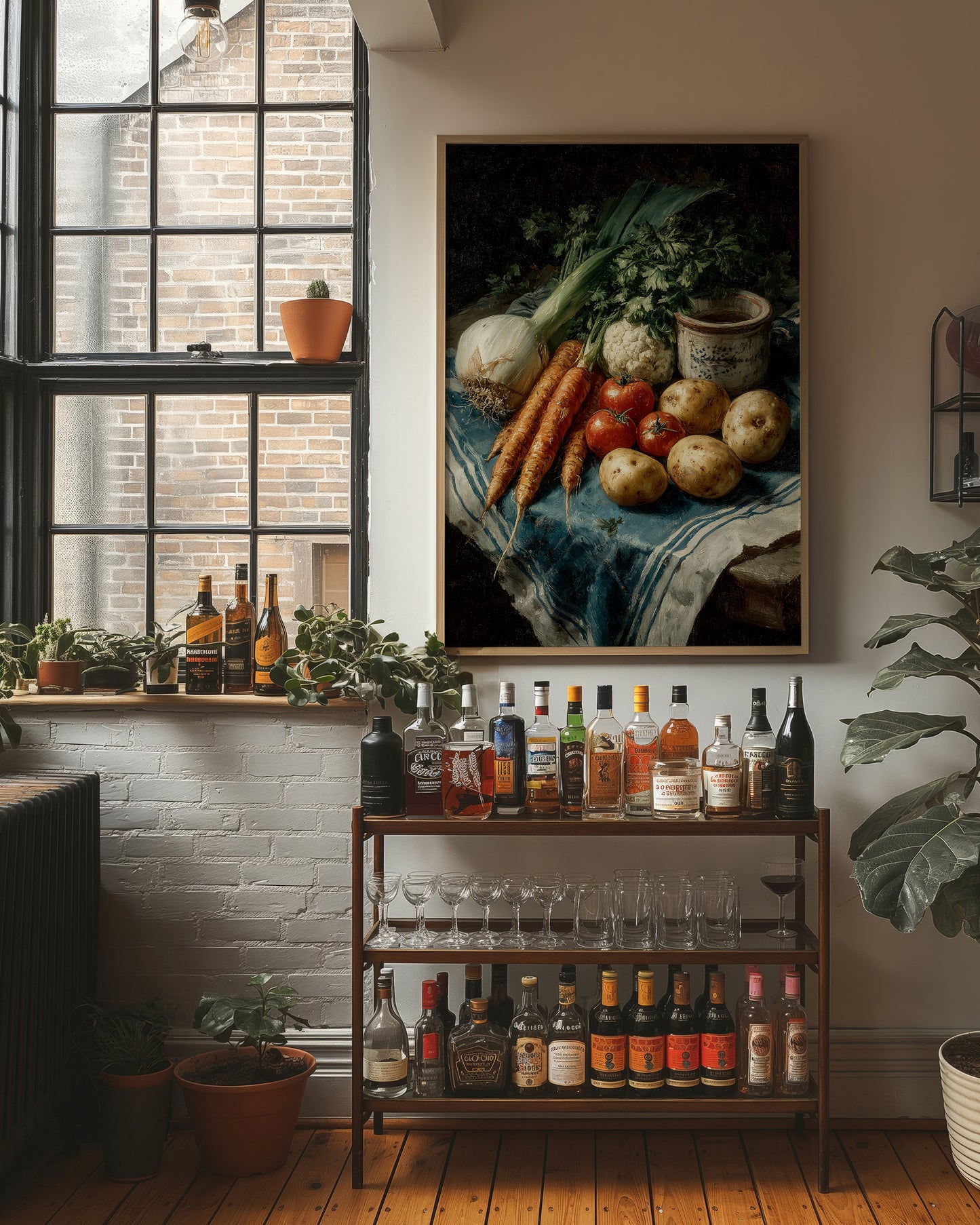 Harvest on Linen Cloth