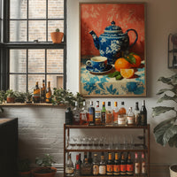 Blue China and Clementines
