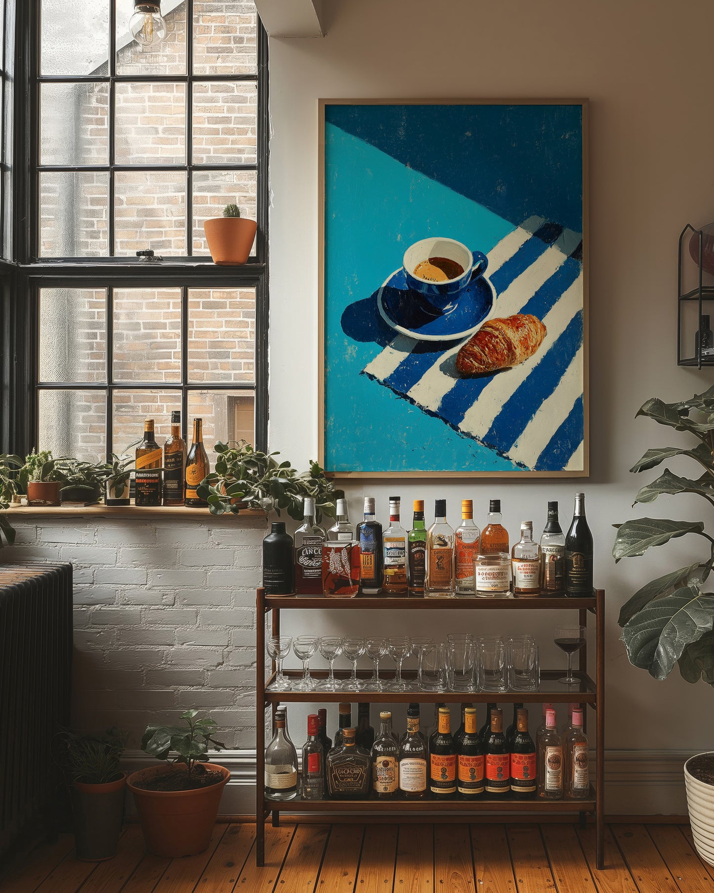 Espresso and Stripes