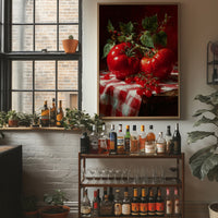 Heirloom Reds on Gingham