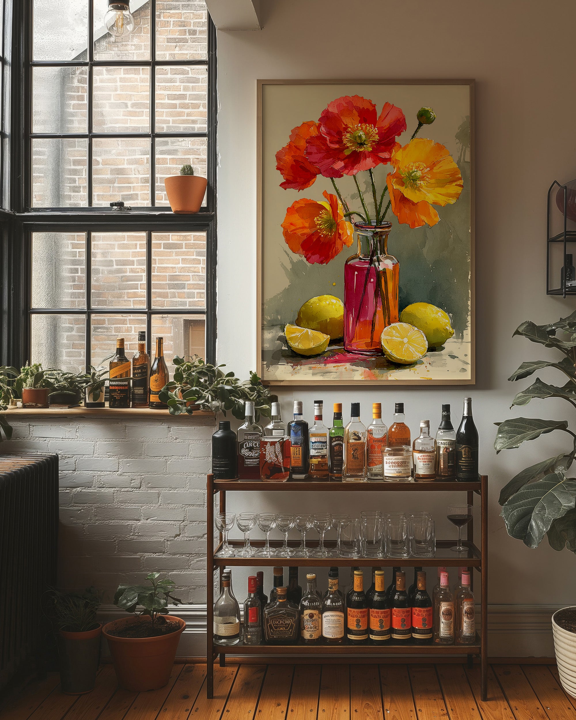 Poppies Beside the Lemons