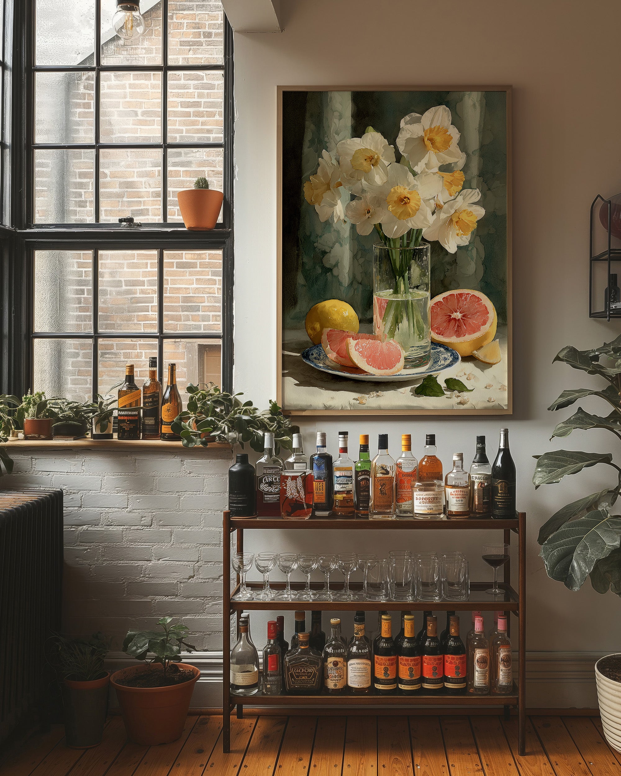 Daffodils and Grapefruit Light