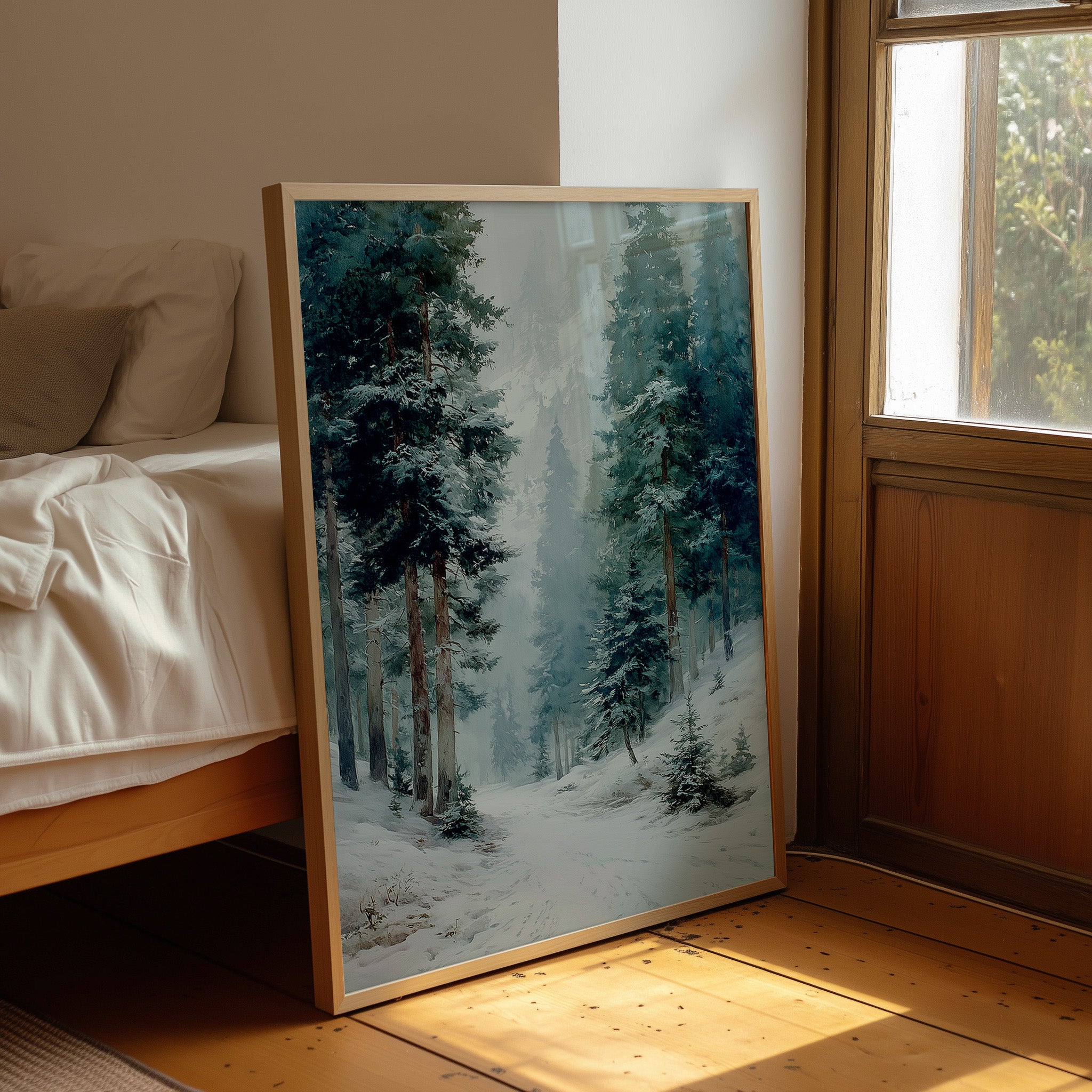 Deep in the Frosted Pines