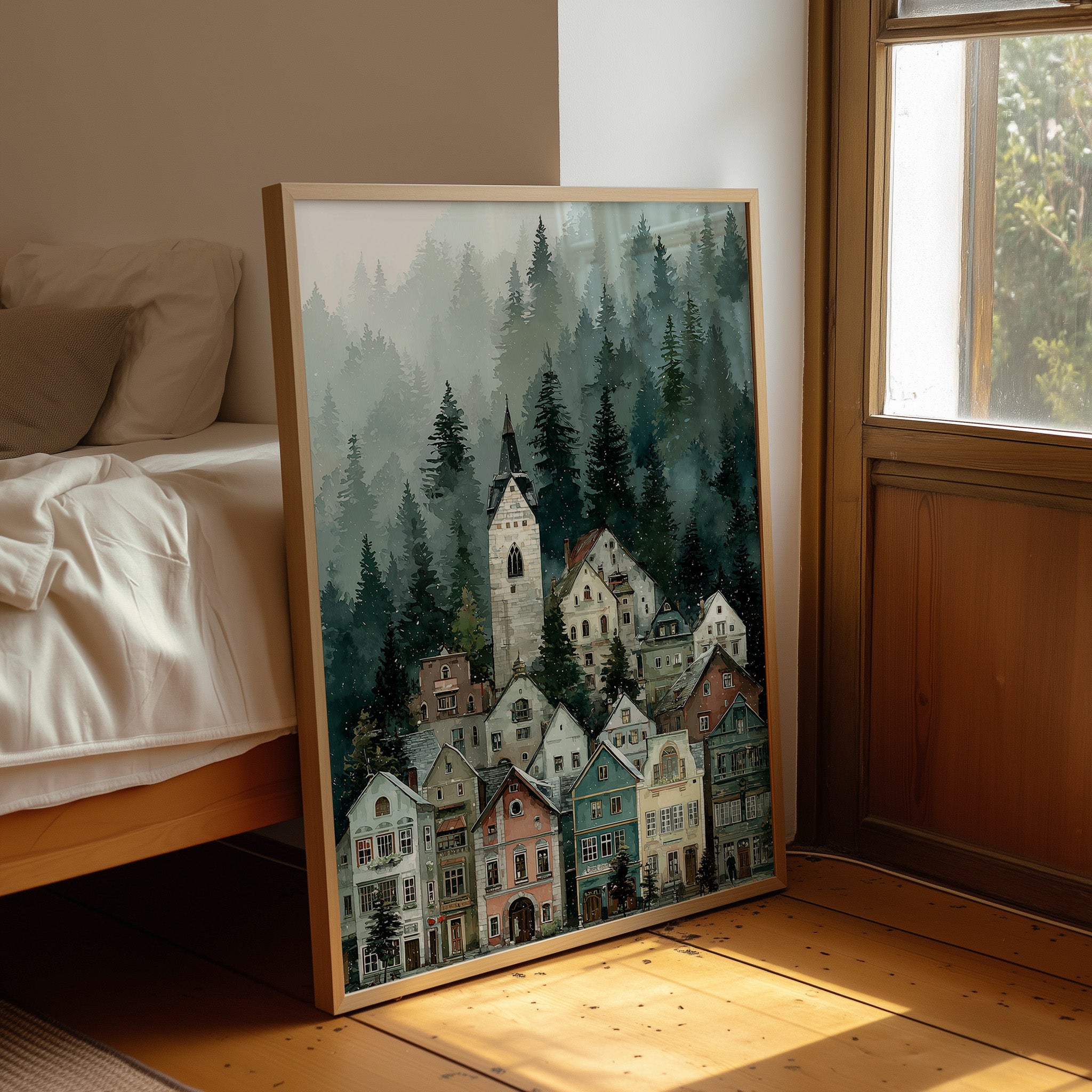 Village Beneath the Pines