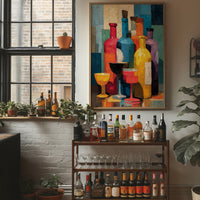 Bottles in Bold Color