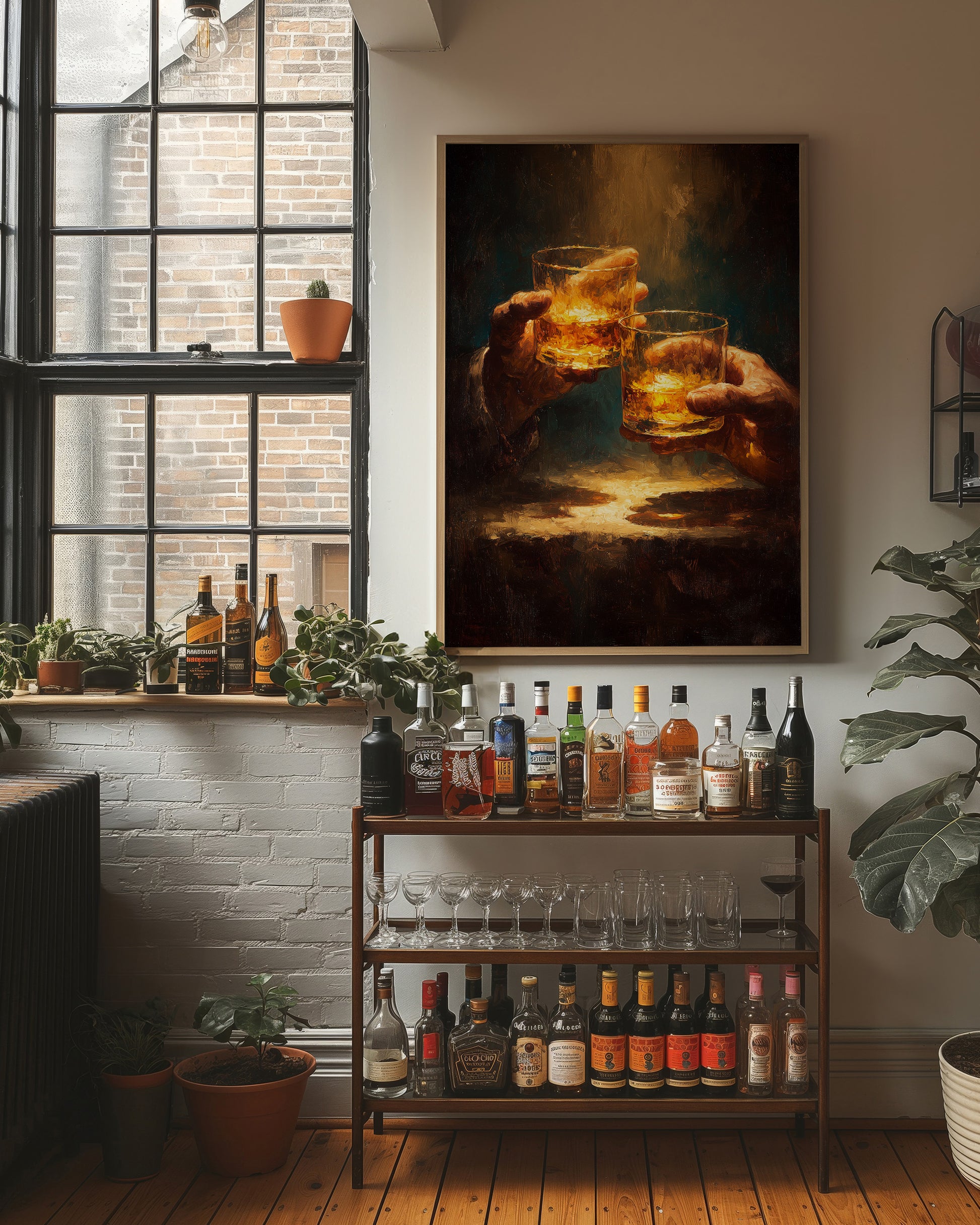A Toast in Golden Light