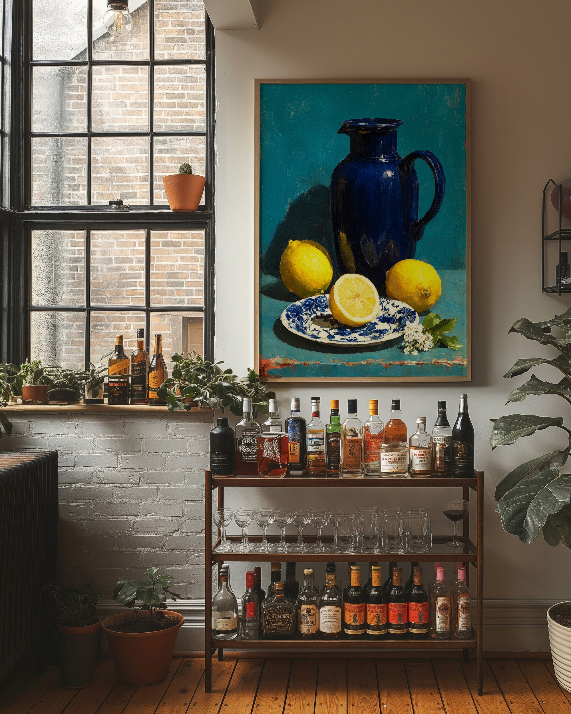 Lemons and the Cobalt Pitcher