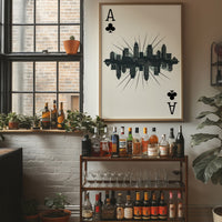 Skyline of Spades and Steel