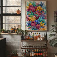 Coral Garden: Watercolor Reef Ecosystem Study