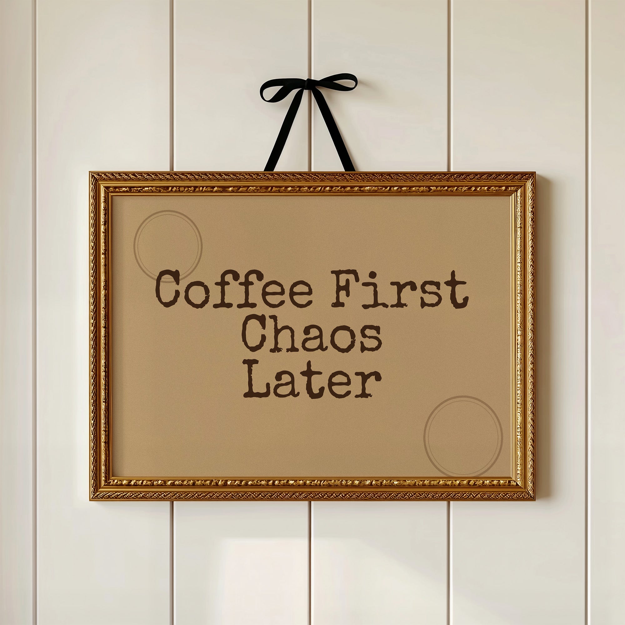 Coffee First, Chaos Later