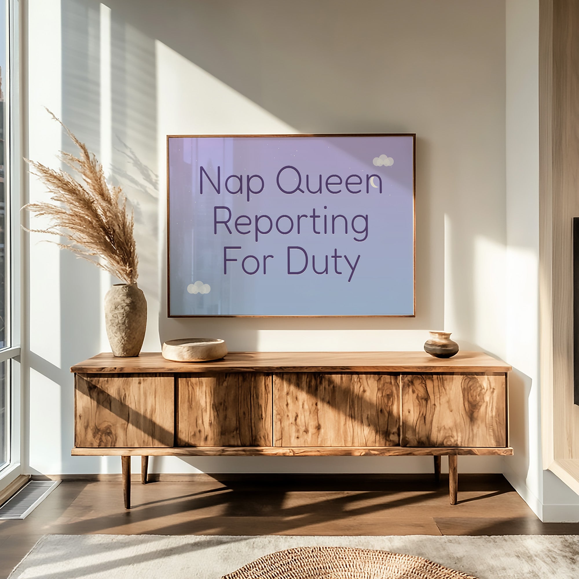 Nap Queen Reporting For Duty