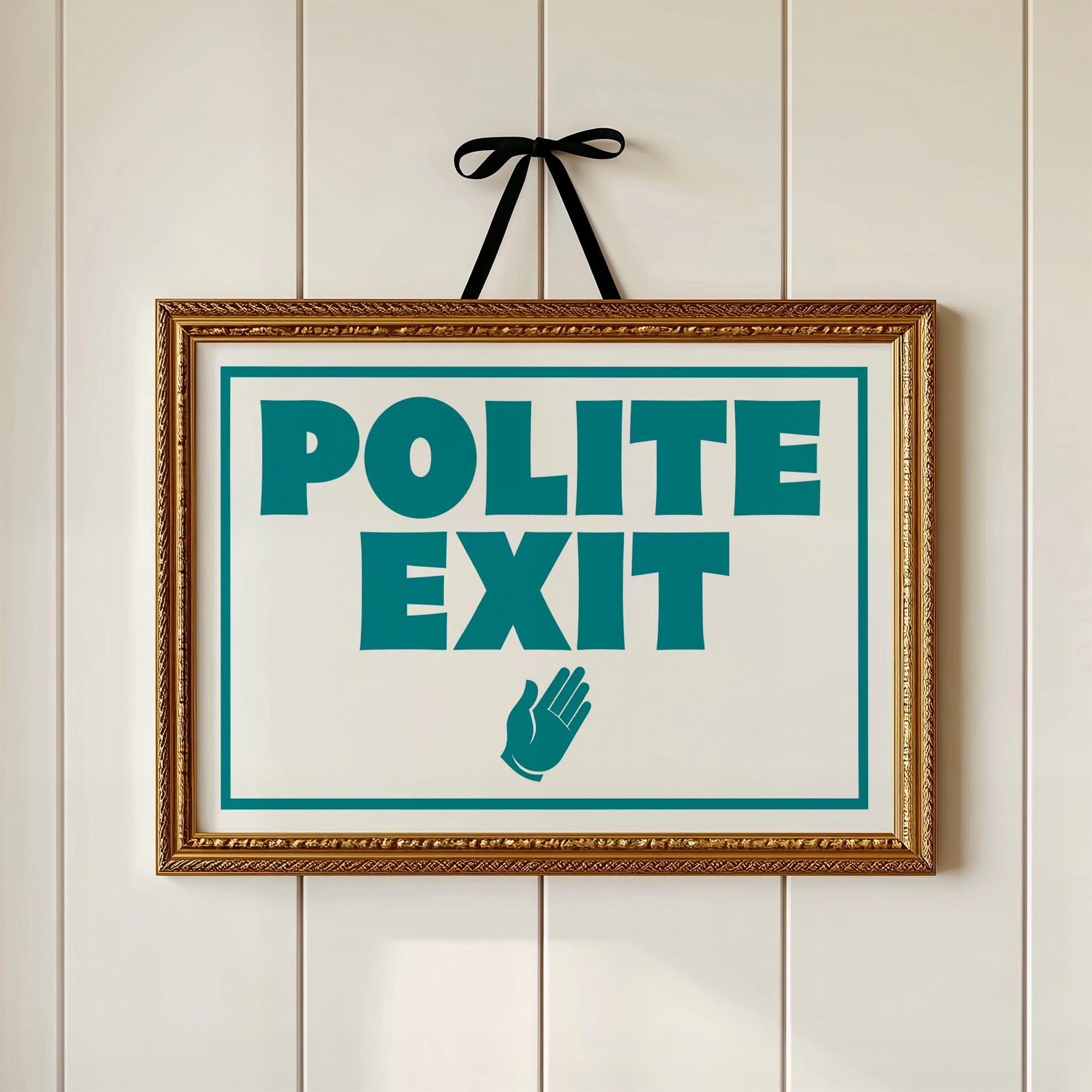 A Very Polite Exit