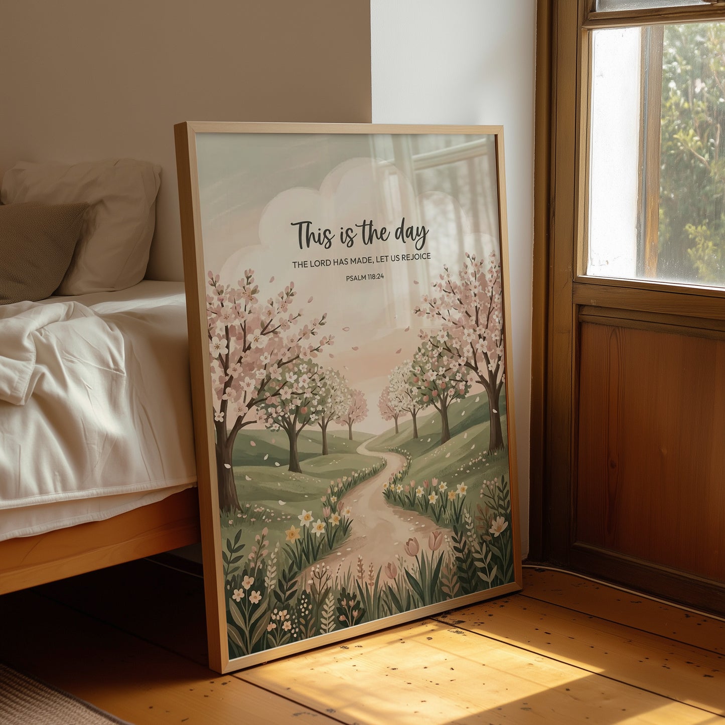 This Is the Day: Spring Scripture Print