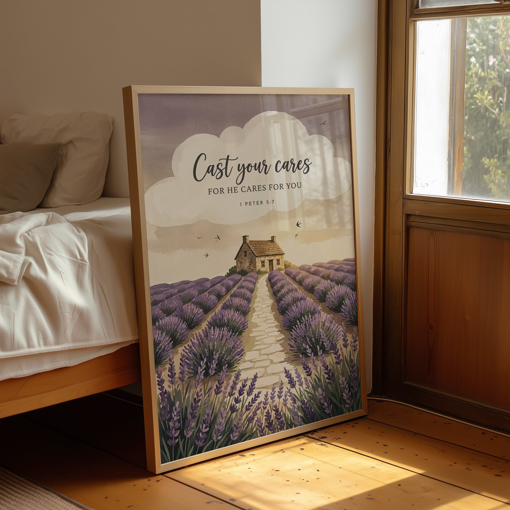 Cast Your Cares: Lavender Cottage Path