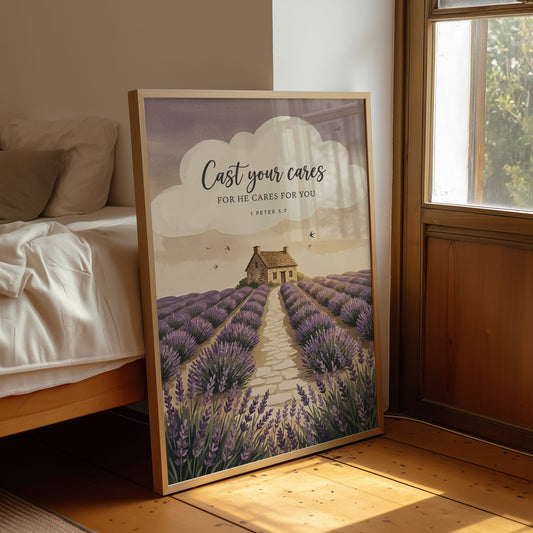 Cast Your Cares: Lavender Cottage Path
