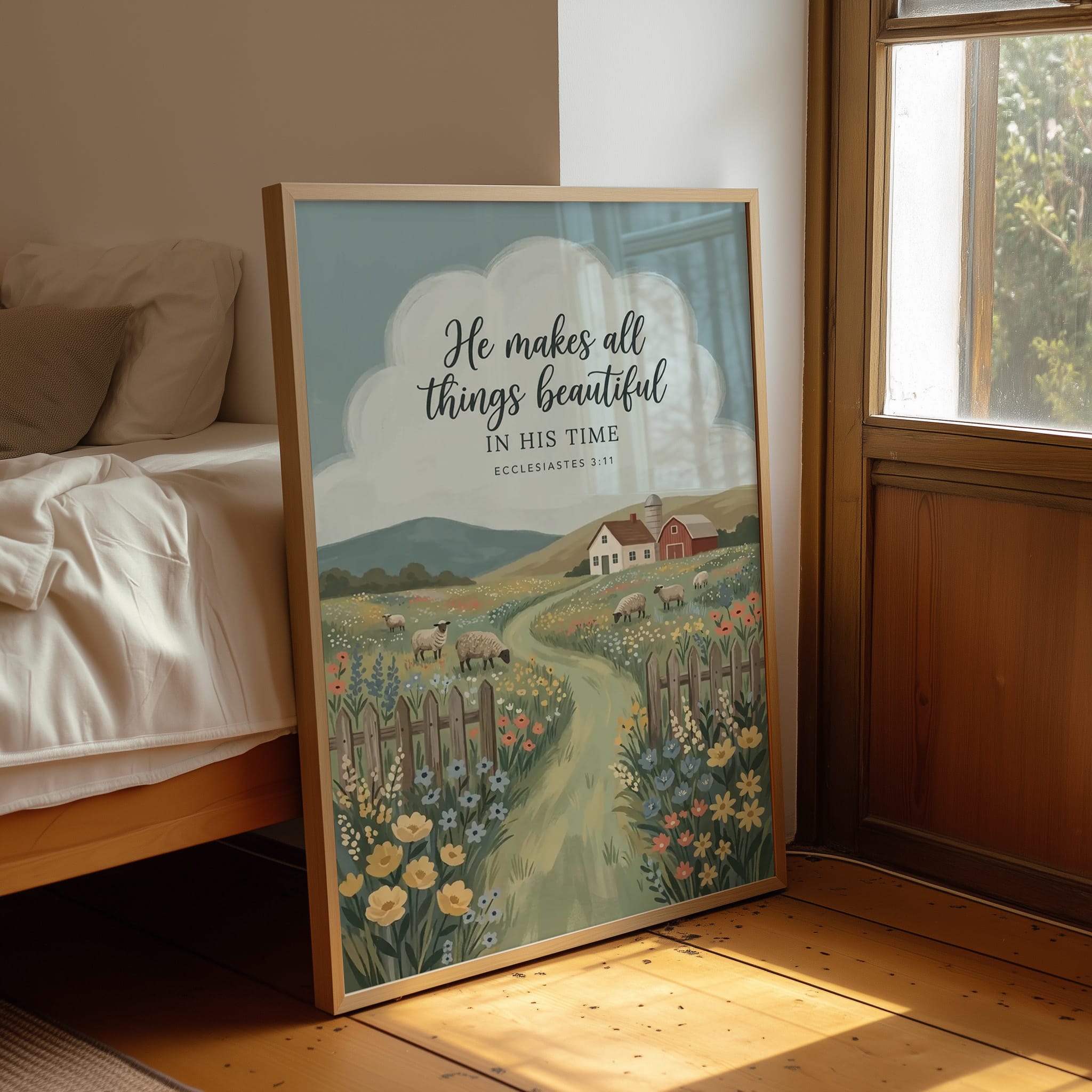 He Makes All Things Beautiful: Sheep Pasture Farmhouse