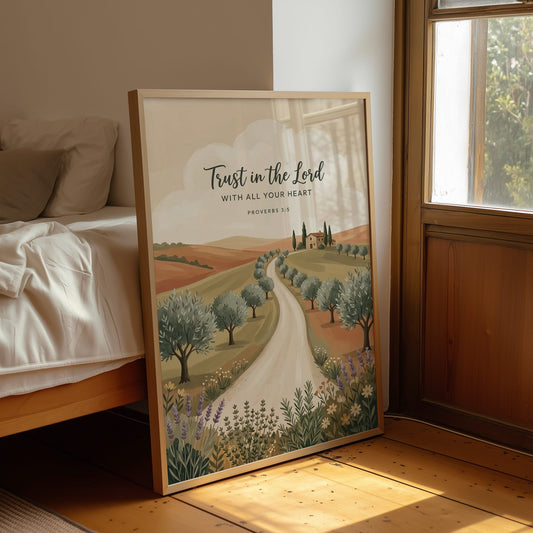 Trust in the Lord: Tuscan Olive Grove Villa