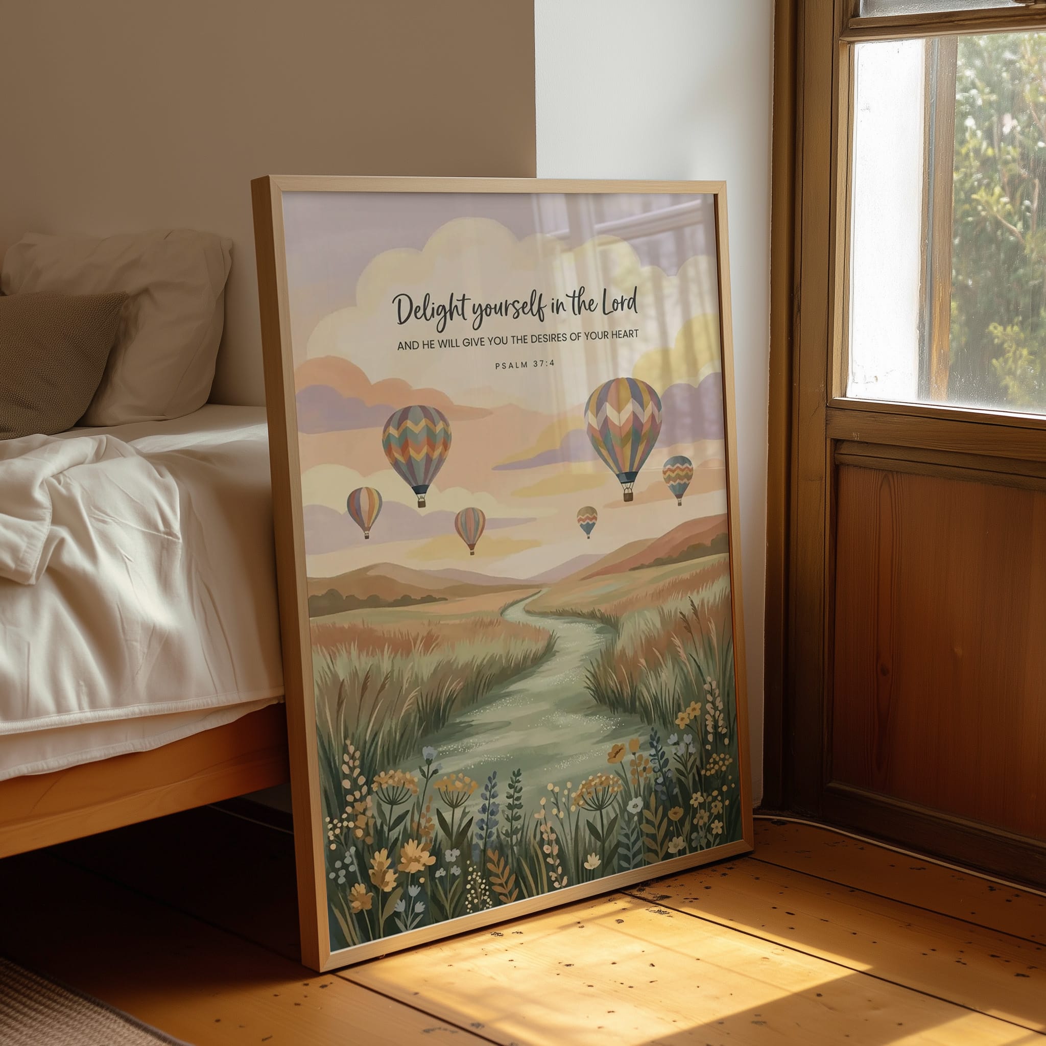 Delight Yourself in the Lord: Hot Air Balloon Meadow
