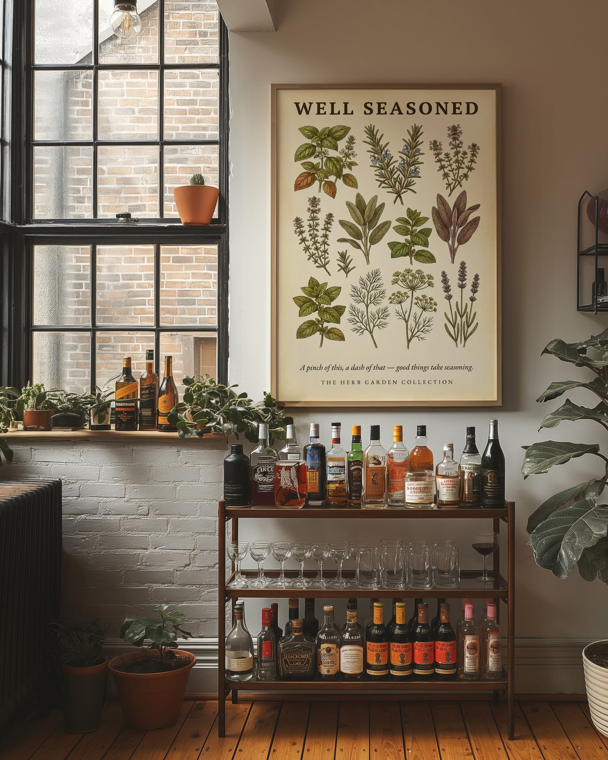 Well Seasoned: Vintage Herb Garden Chart