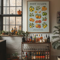 Zest for Life: Vintage Citrus Chart