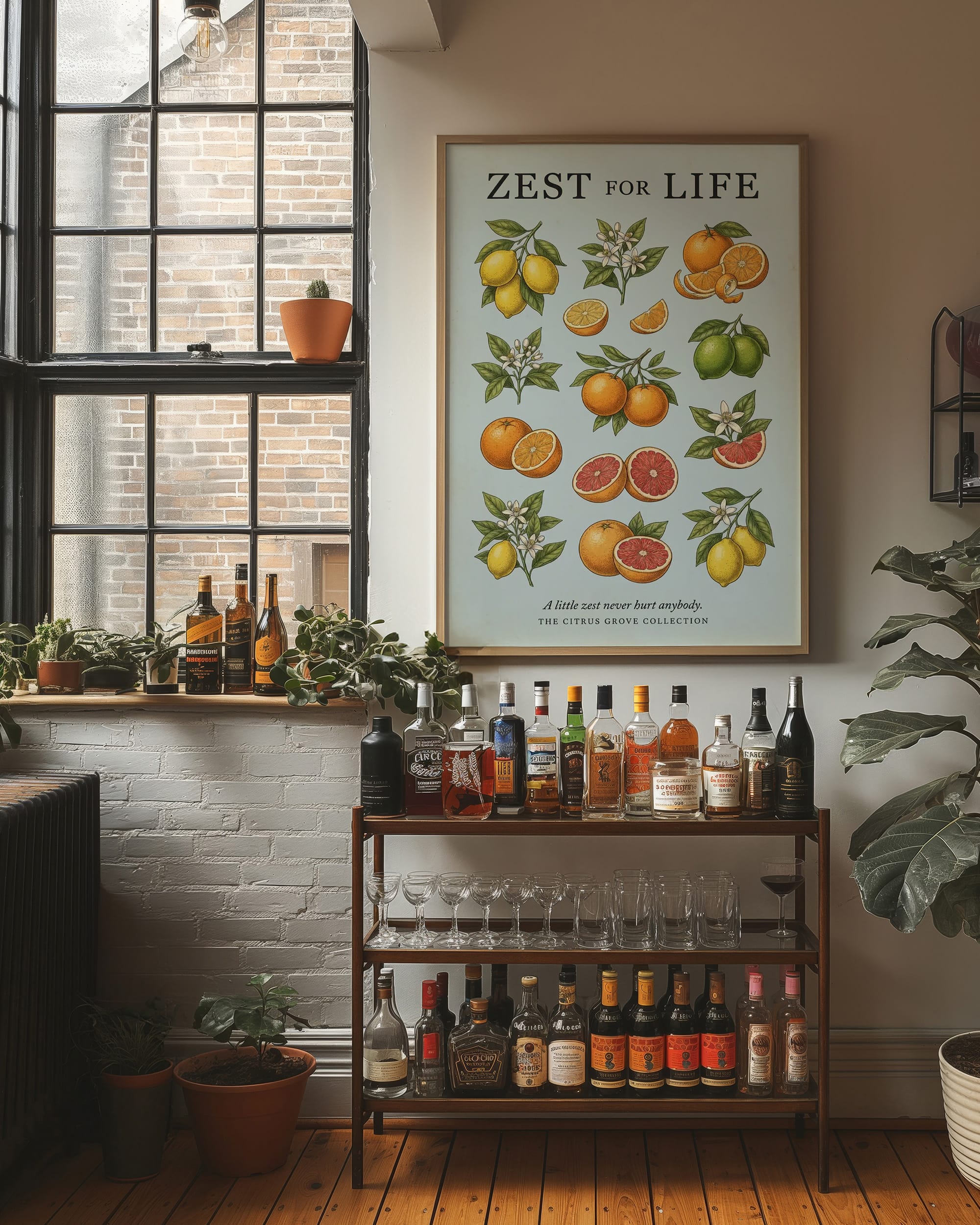 Zest for Life: Vintage Citrus Chart