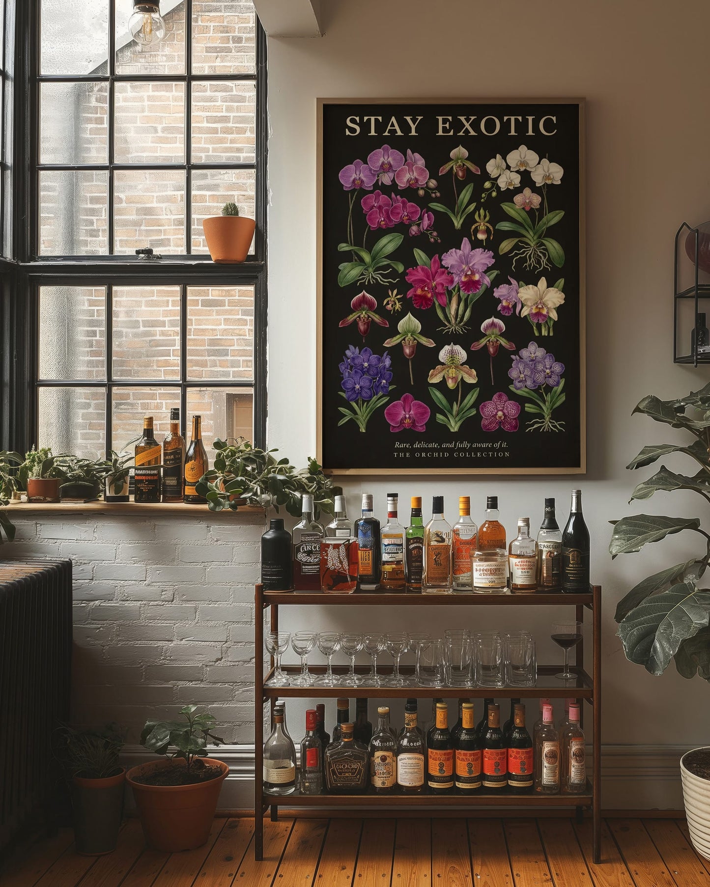 Stay Exotic: Vintage Orchid Chart