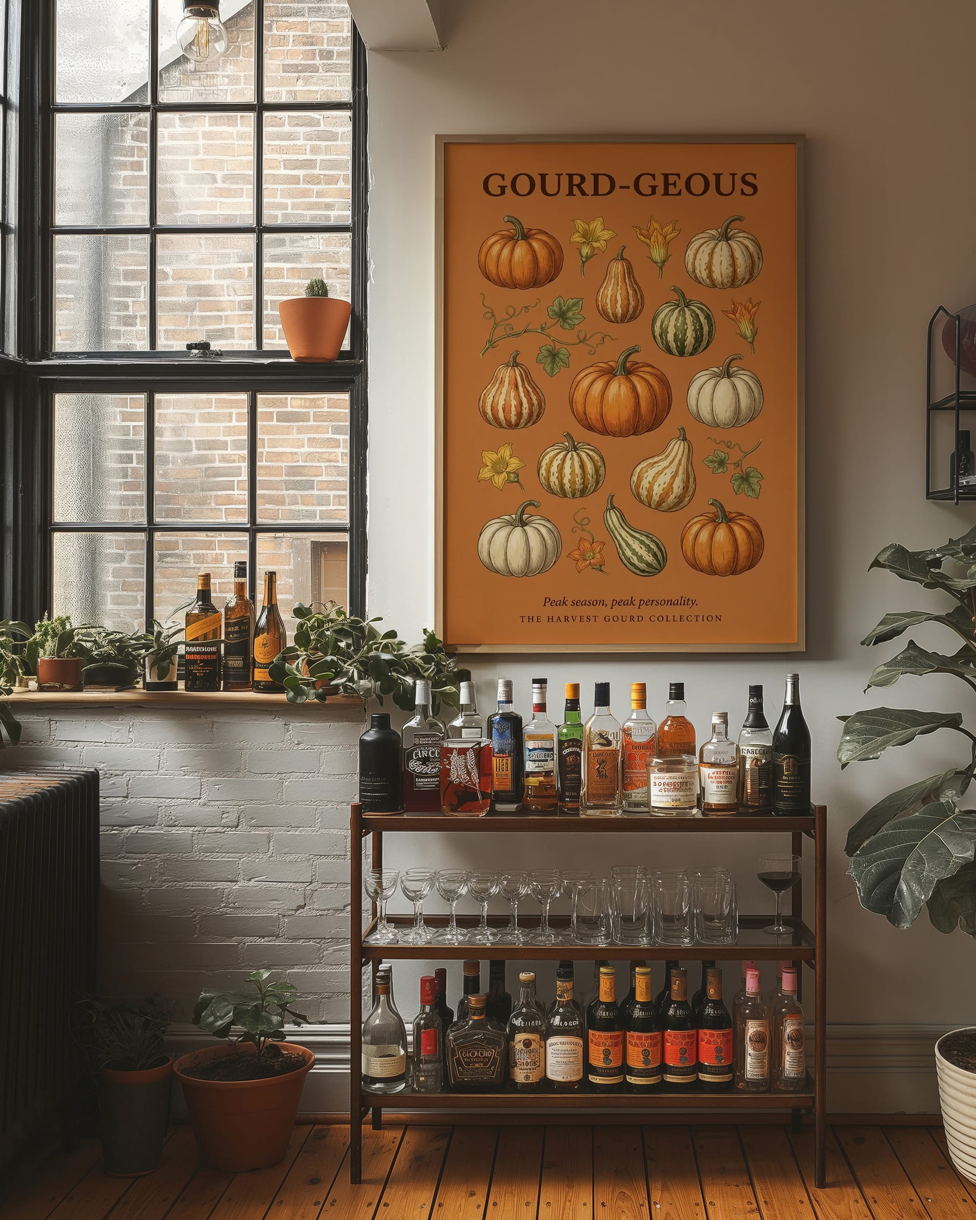 Gourd-geous: Vintage Harvest Gourd Chart