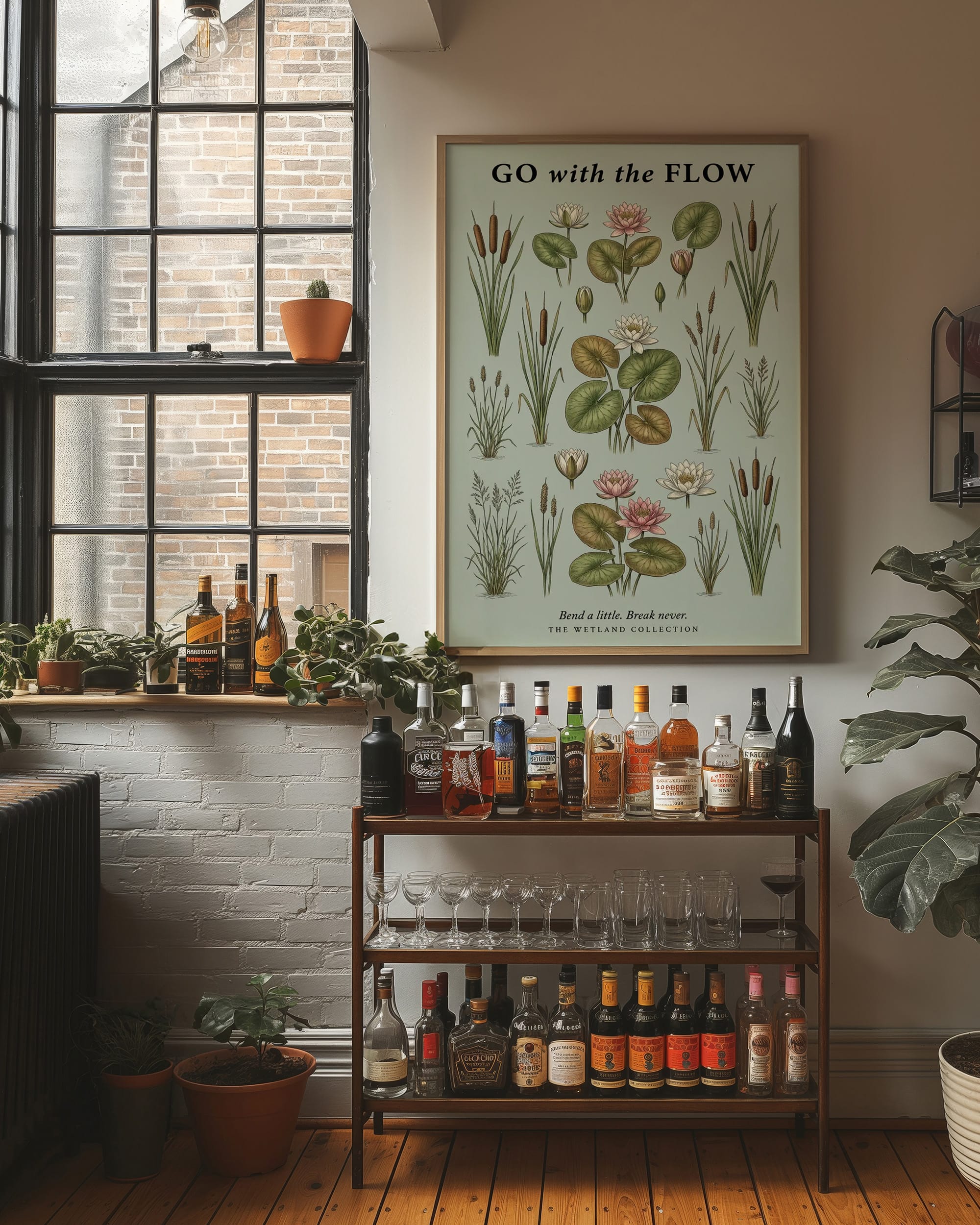 Go with the Flow: Vintage Wetland Chart