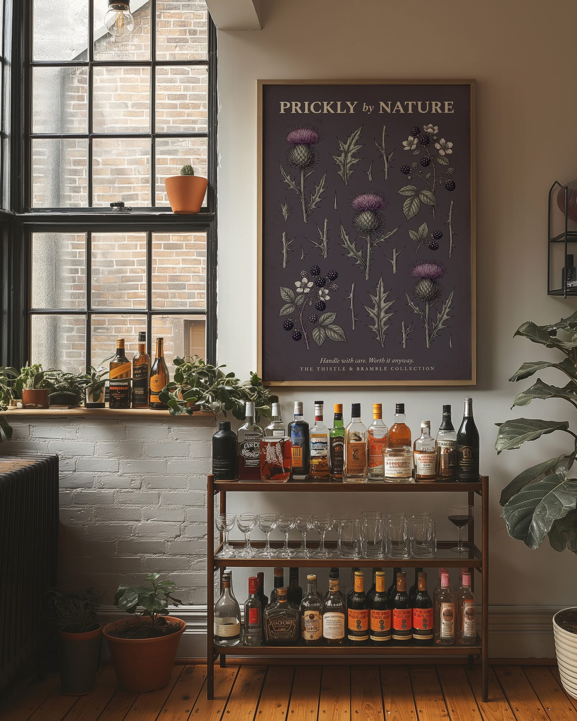 Prickly by Nature: Vintage Thistle & Bramble Chart