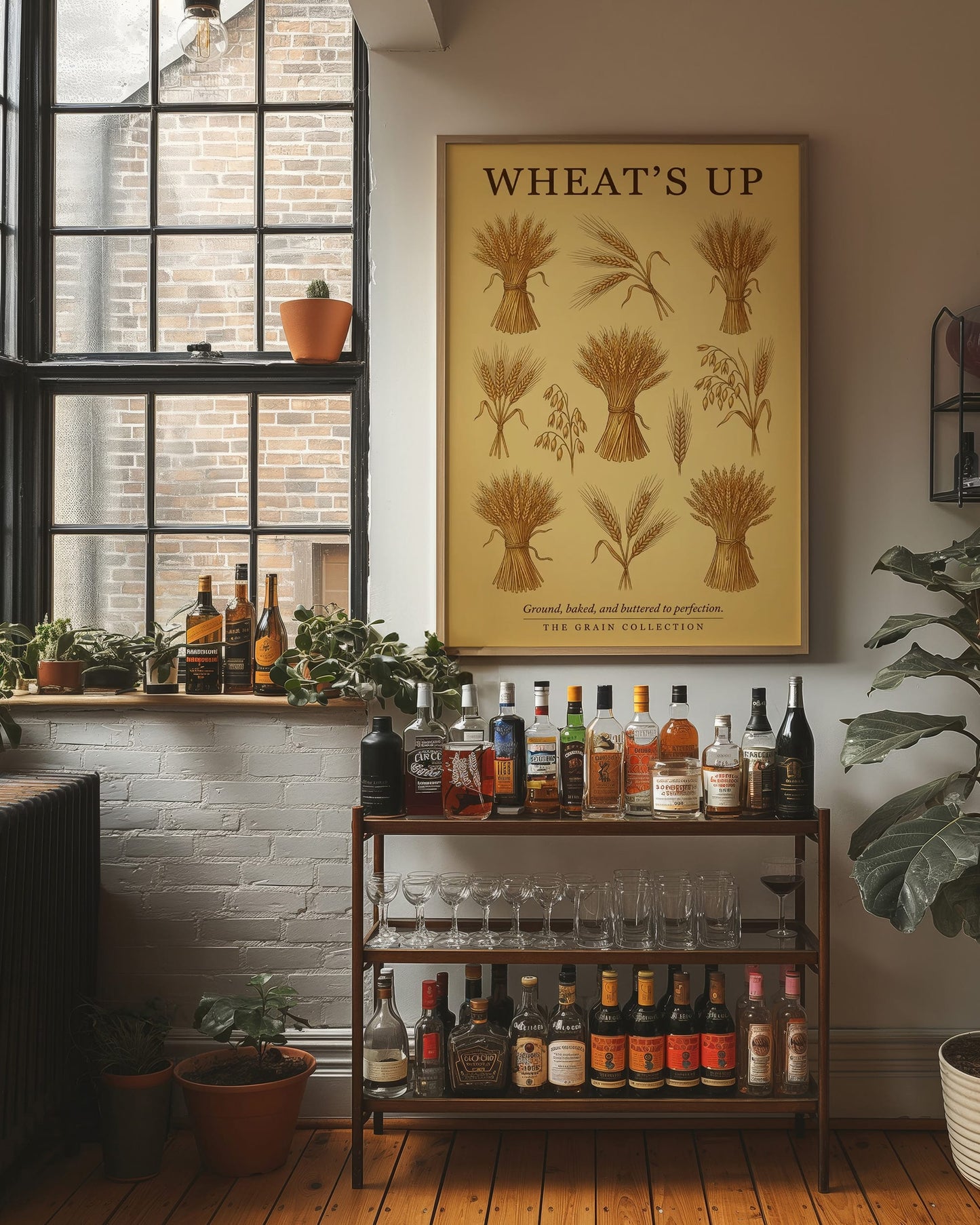 Wheat's Up: Vintage Grain Sheaf Chart