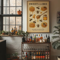Sweet as Can Bee: Vintage Honeybee Chart