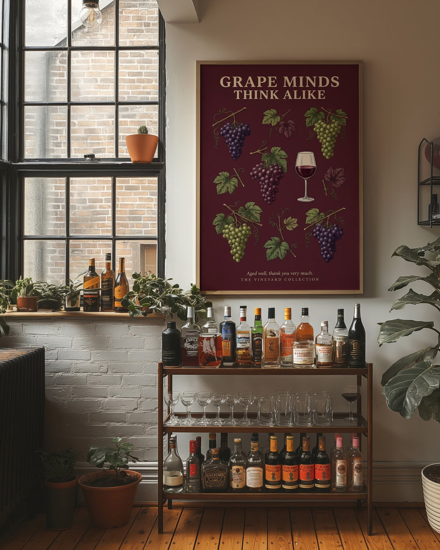 Grape Minds Think Alike: Vintage Vineyard Chart