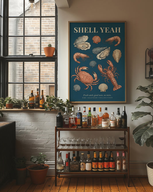 Shell Yeah: Vintage Seafood Chart