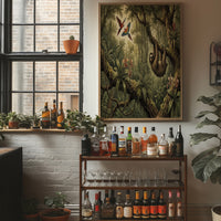 Sloth and Macaws in the Canopy