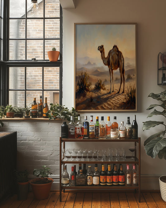 Camel at Golden Dusk