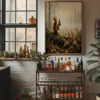 Squirrel Among the Acorns
