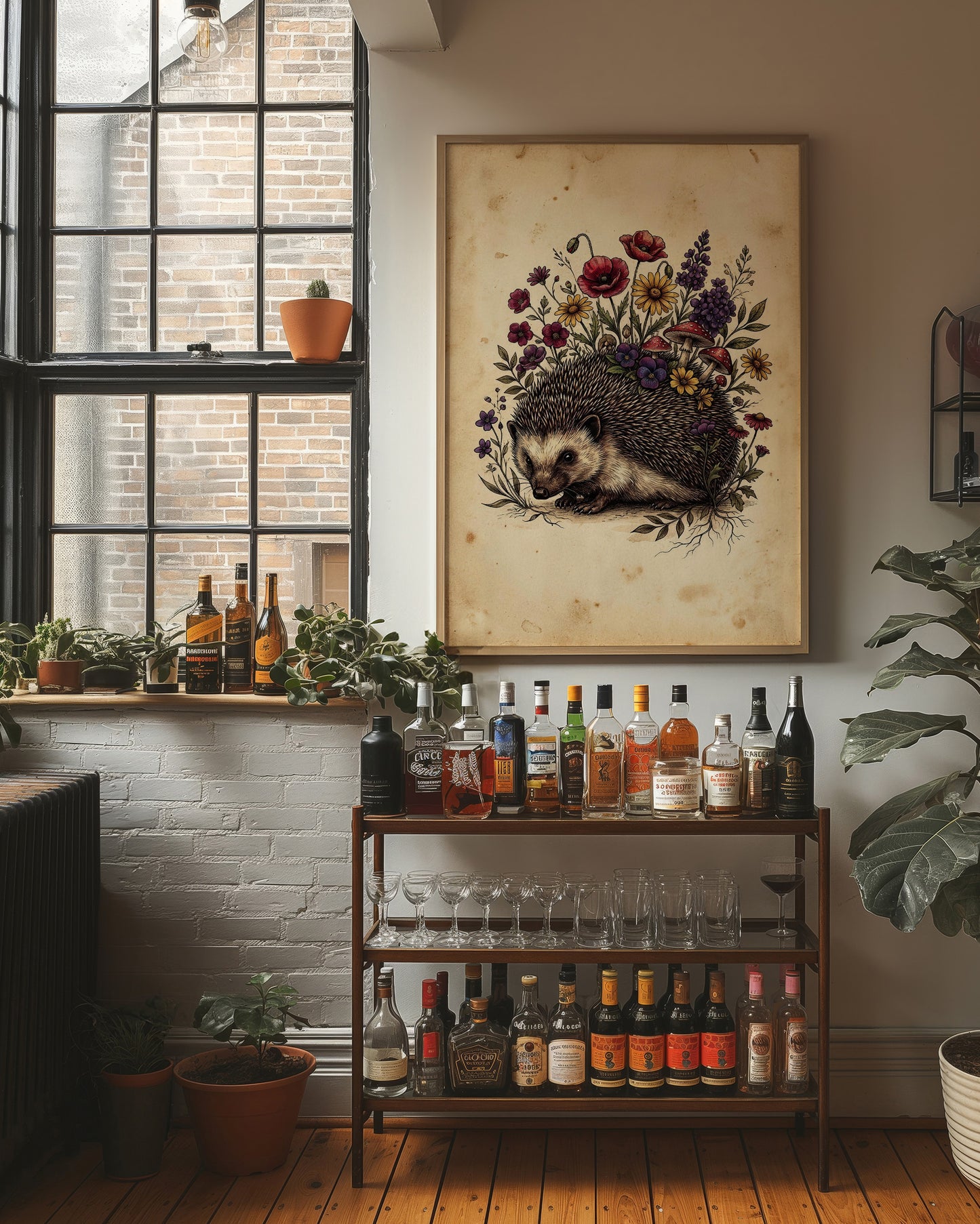 The Hedgehog's Traveling Garden