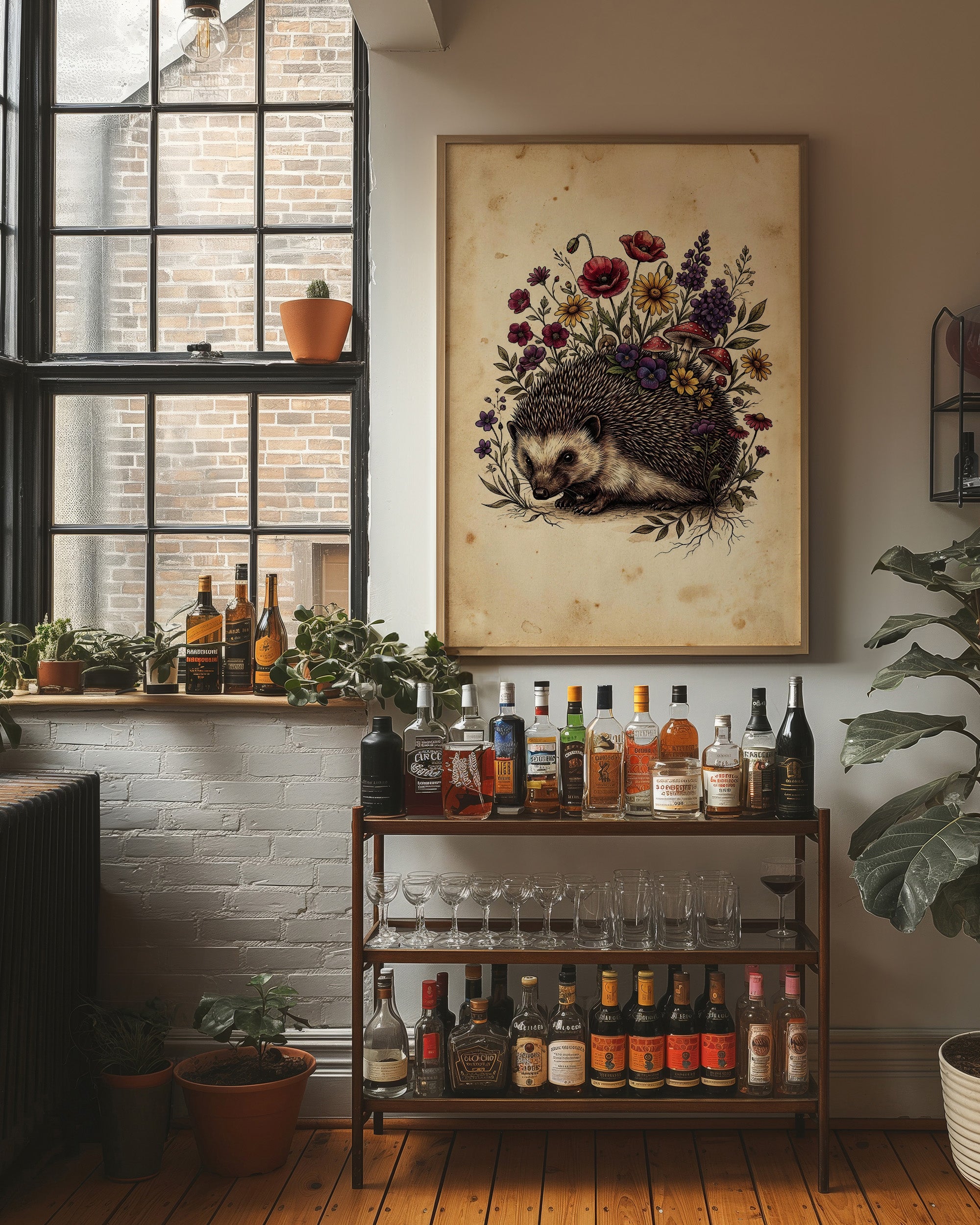 The Hedgehog's Traveling Garden