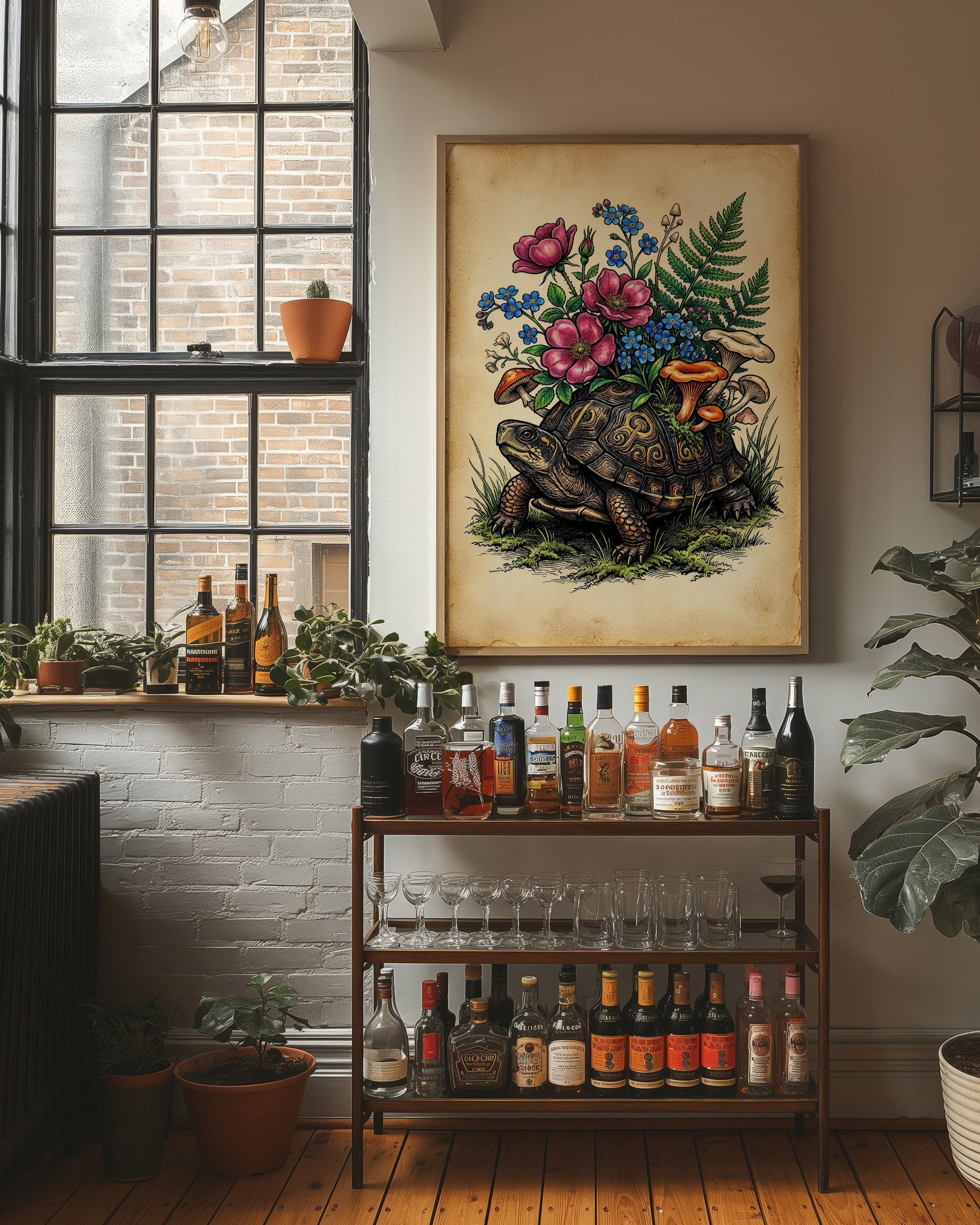 The Tortoise's Traveling Garden