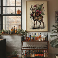 Antlers and Wild Roses