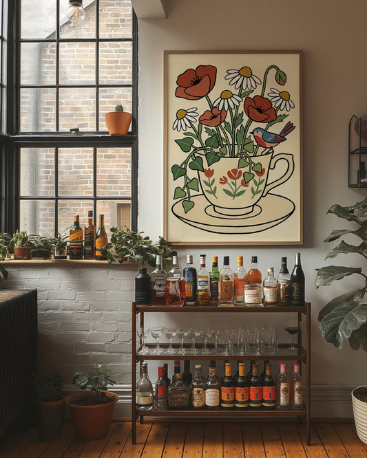 Bluebird's Teacup Garden