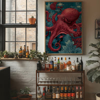Crimson Depths Octopus