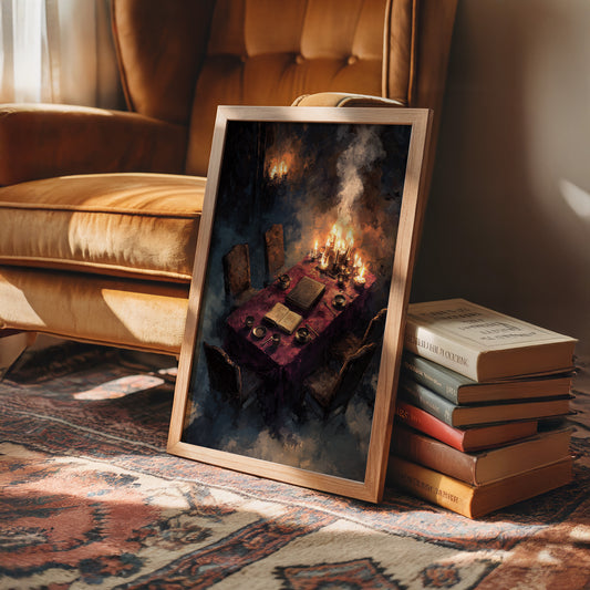 Candlelit Table, Unread Pages