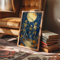 Skeletons Dance Beneath the Harvest Moon