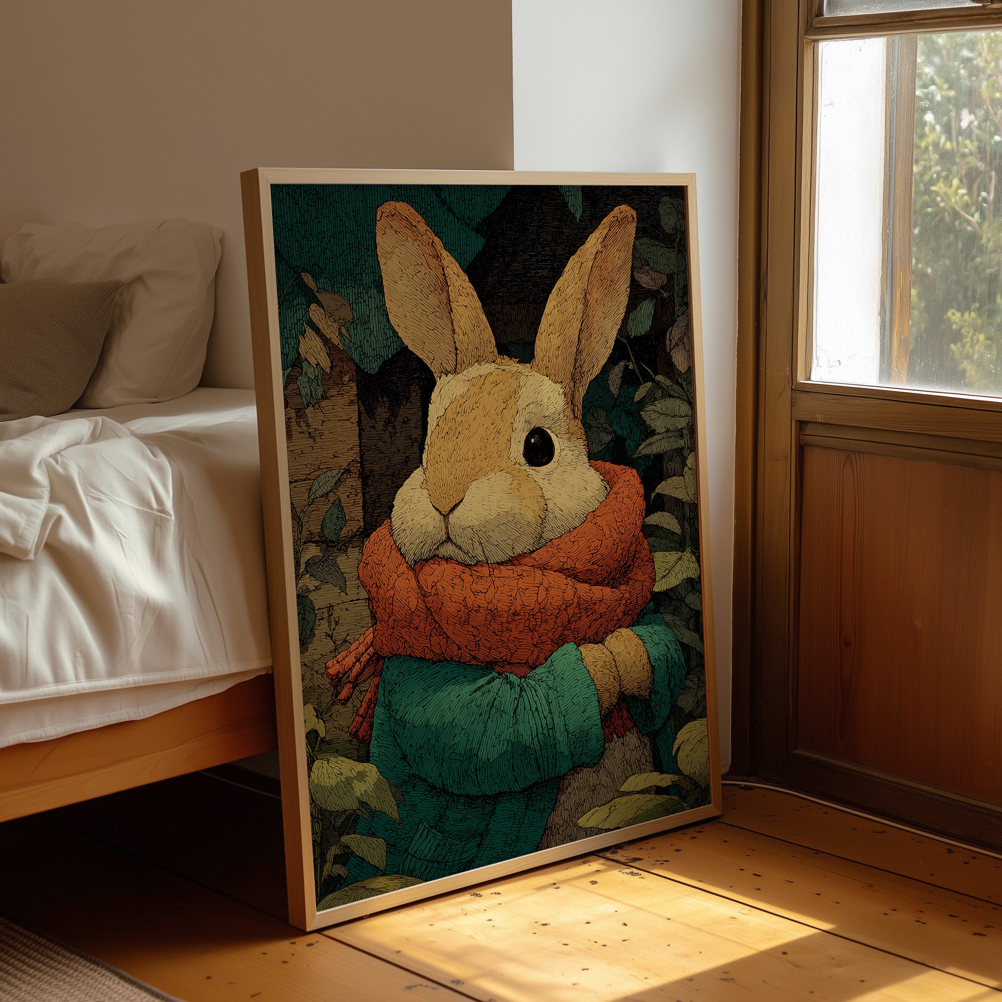 Bundled Up Bunny